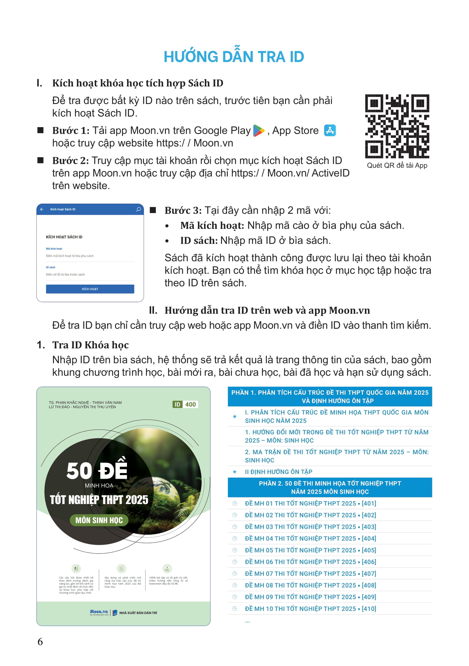 Bo
						
										
										50 De Minh Hoa Tot Nghiep THPT 2025 - Mon Sinh Hoc