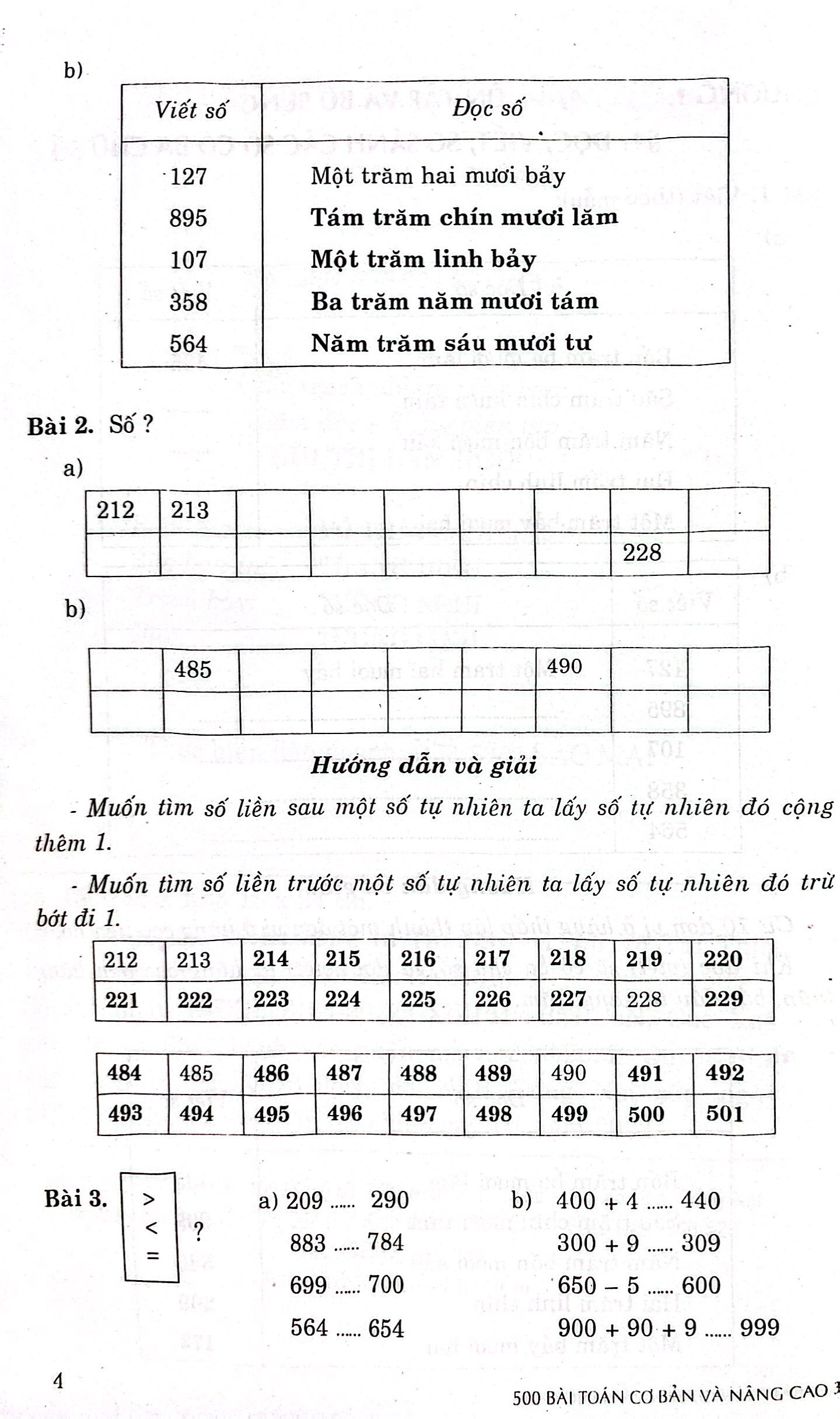 bộ 500 bài toán cơ bản và nâng cao 3 (theo chương trình giáo dục phổ thông mới)