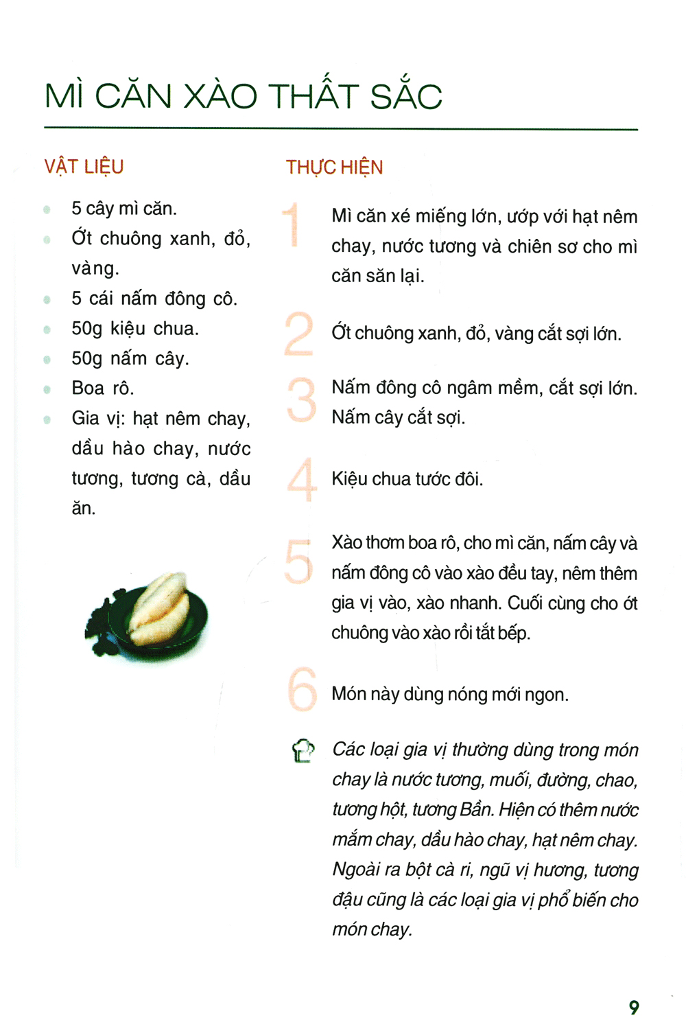 bộ 500 món chay thanh tịnh - tập 1