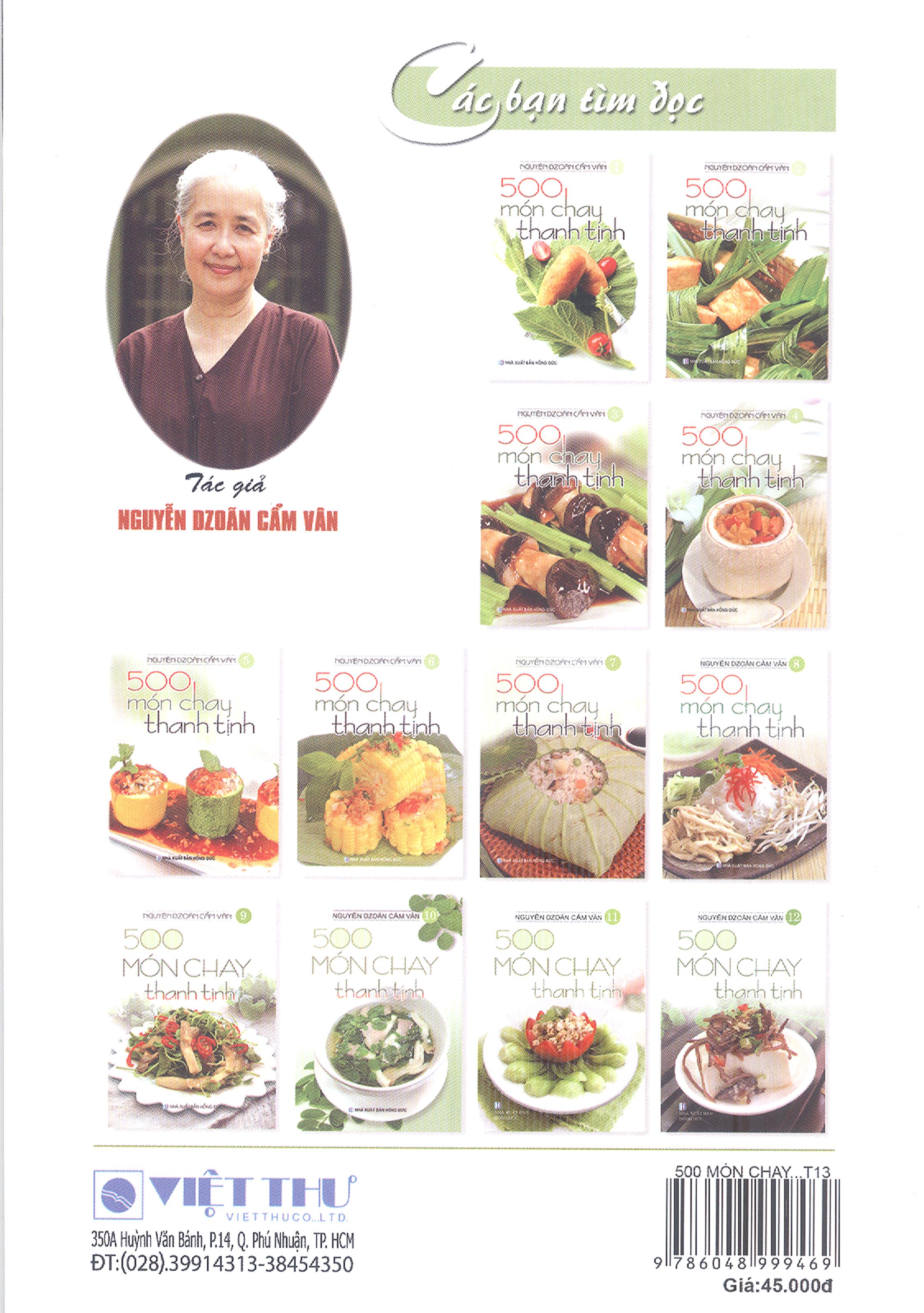 bộ 500 món chay thanh tịnh - tập 13