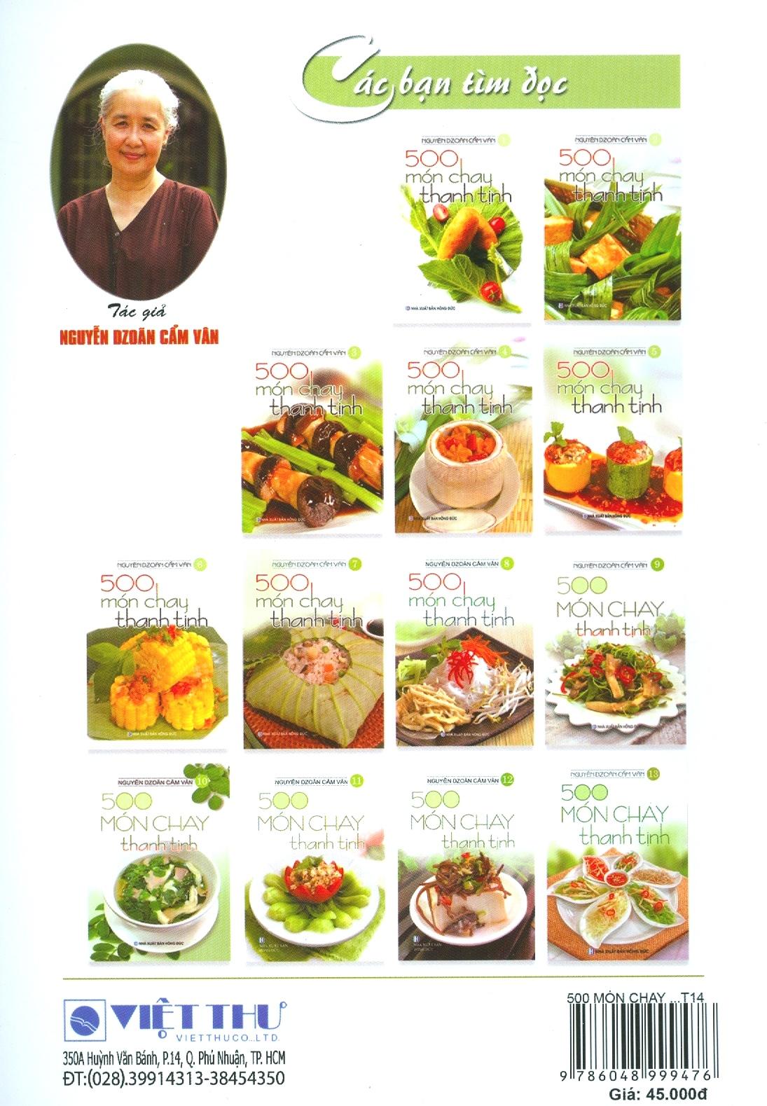 bộ 500 món chay thanh tịnh - tập 14