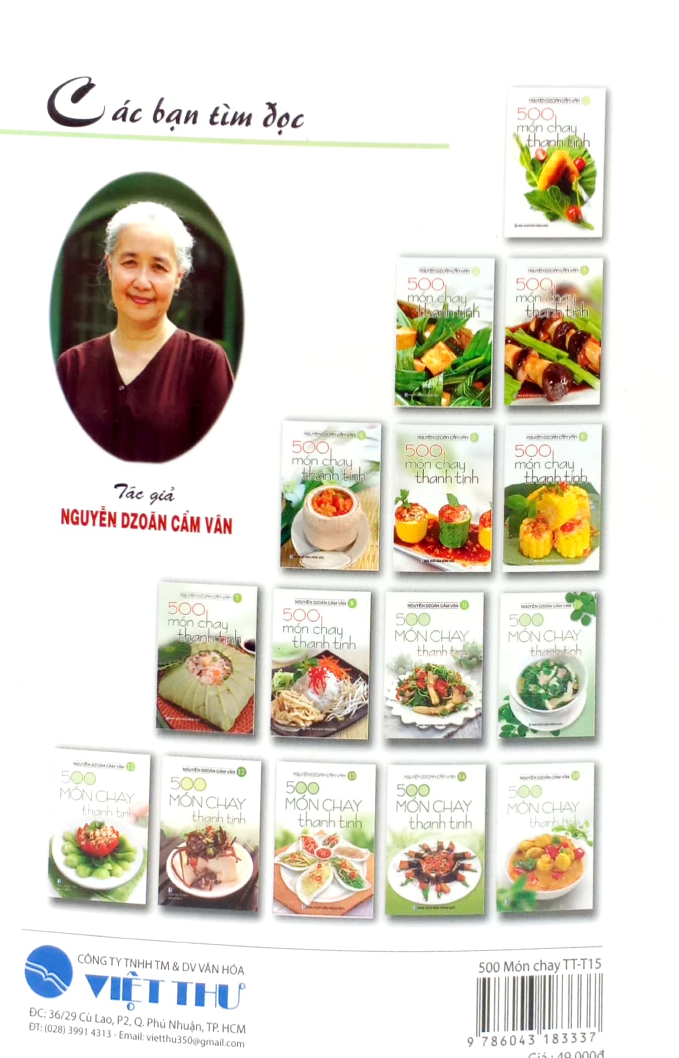 bộ 500 món chay thanh tịnh - tập 15