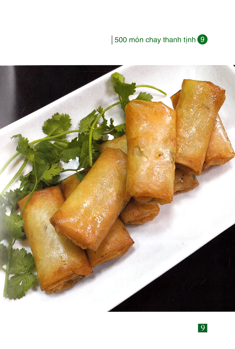 bộ 500 món chay thanh tịnh - tập 9