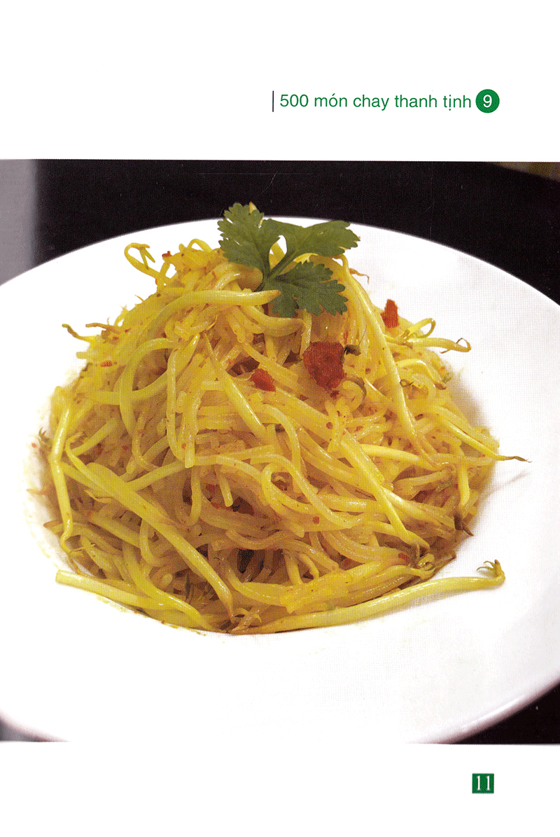 bộ 500 món chay thanh tịnh - tập 9