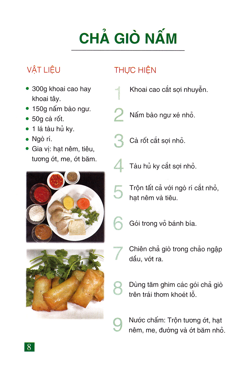 bộ 500 món chay thanh tịnh - tập 9