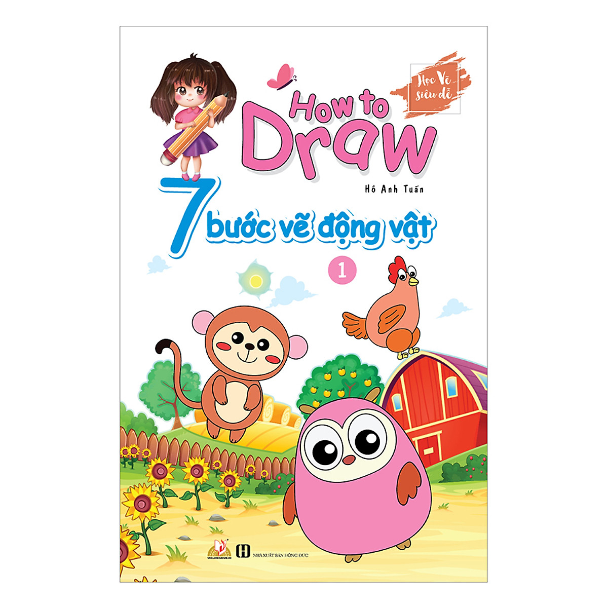 bộ 7 bước vẽ động vật - tập 1