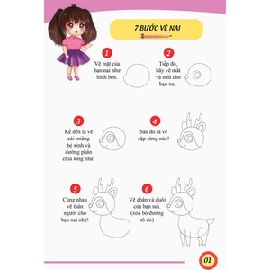 bộ 7 bước vẽ động vật - tập 2