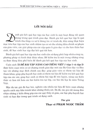 bộ 72 đề bài tập nâng cao tiếng việt lớp 1 - tập 2