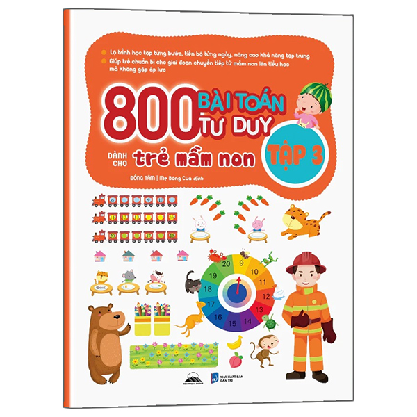 Bộ
						
										
										800 Bài Toán Tư Duy Dành Cho Trẻ Mầm Non - Tập 4