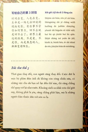 bộ 999 lá thư gửi cho chính mình - những lá thư ấn tượng nhất (phiên bản song ngữ trung - việt)