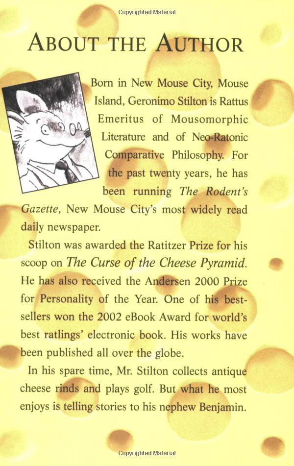 bộ a cheese-coloured camper (geronimo stilton, no. 16)