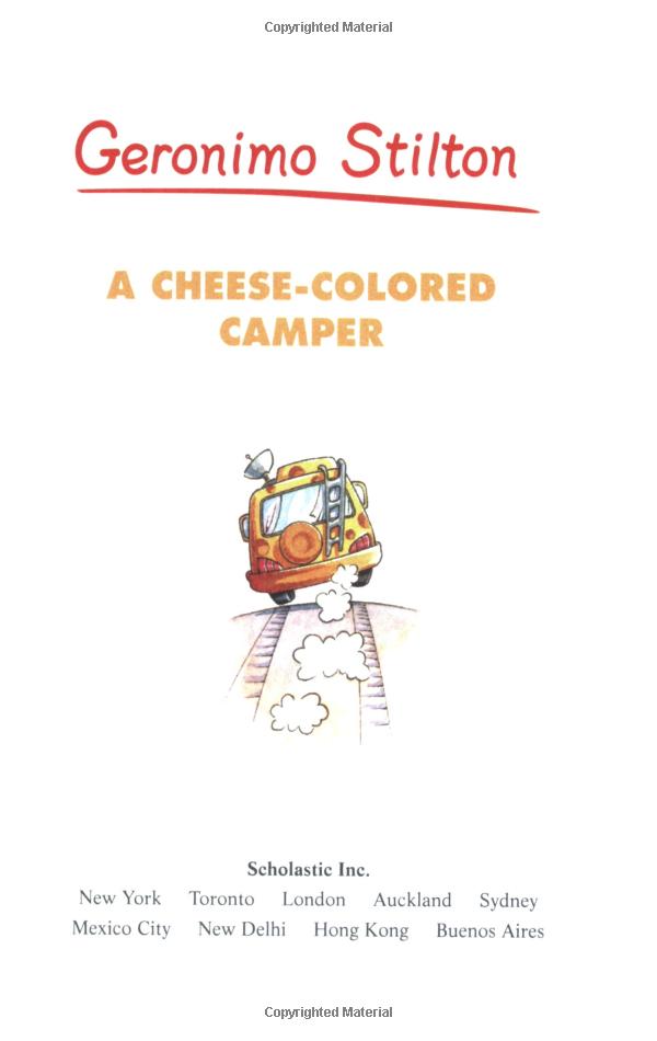 bộ a cheese-coloured camper (geronimo stilton, no. 16)