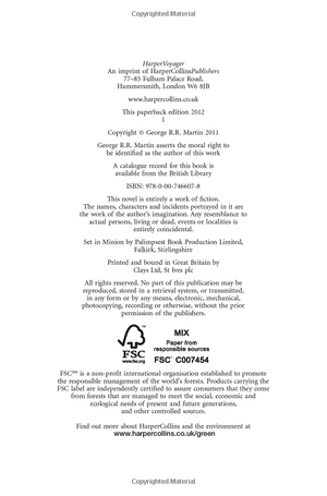 bộ a dance with dragons: part 2 after the feast