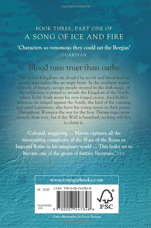 bộ a song of ice and fire 3: a storm of swords - part 1 steel and snow (sky atlantic tv series from hbo) (paperback)