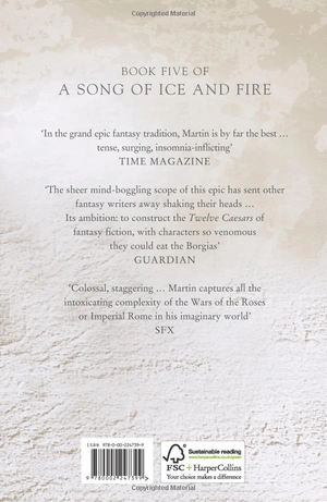 bộ a song of ice and fire 5: a dance with dragons (hardback)