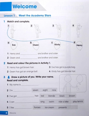 bộ academy stars 2 workbook with digital workbook