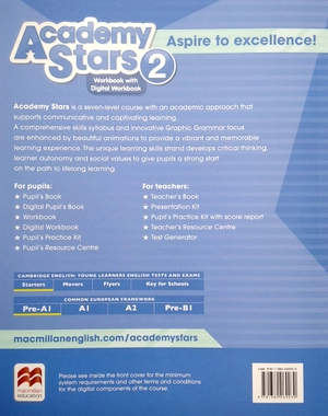 bộ academy stars 2 workbook with digital workbook
