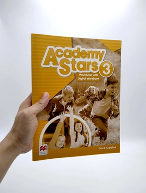 bộ academy stars 3 workbook with digital workbook