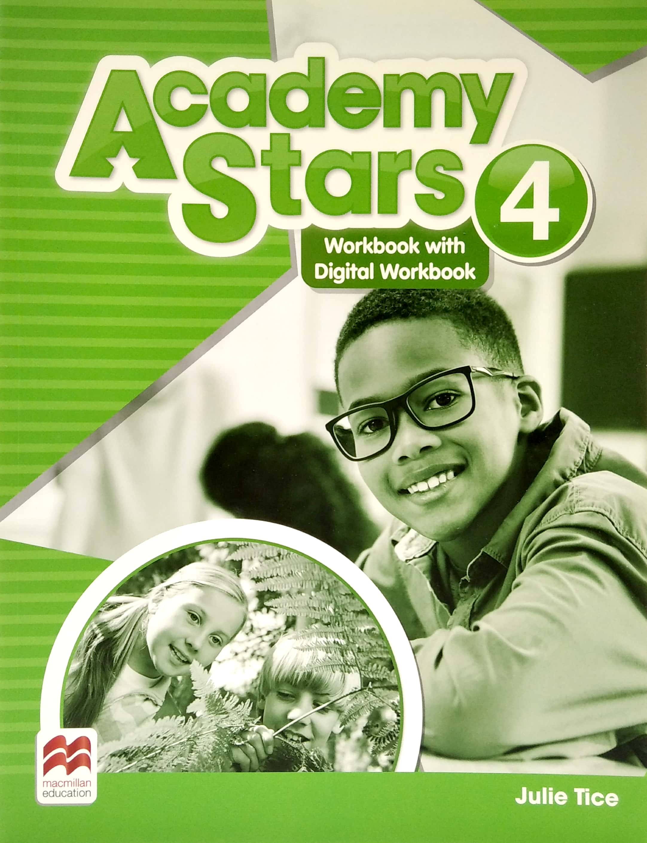 bộ academy stars 4: workbook with digital workbook