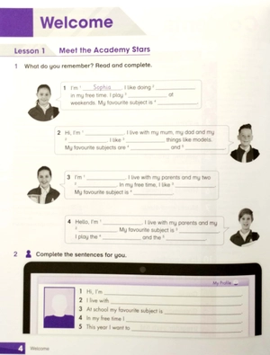 bộ academy stars level 5 workbook & digital workbook