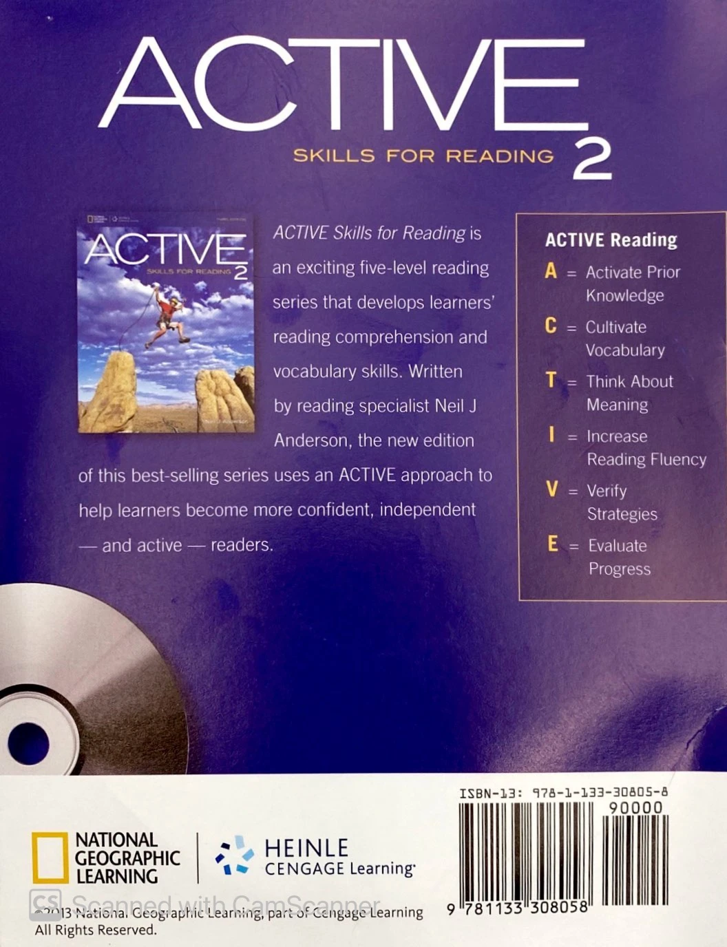 bộ active skills for reading book 2 - audio cds