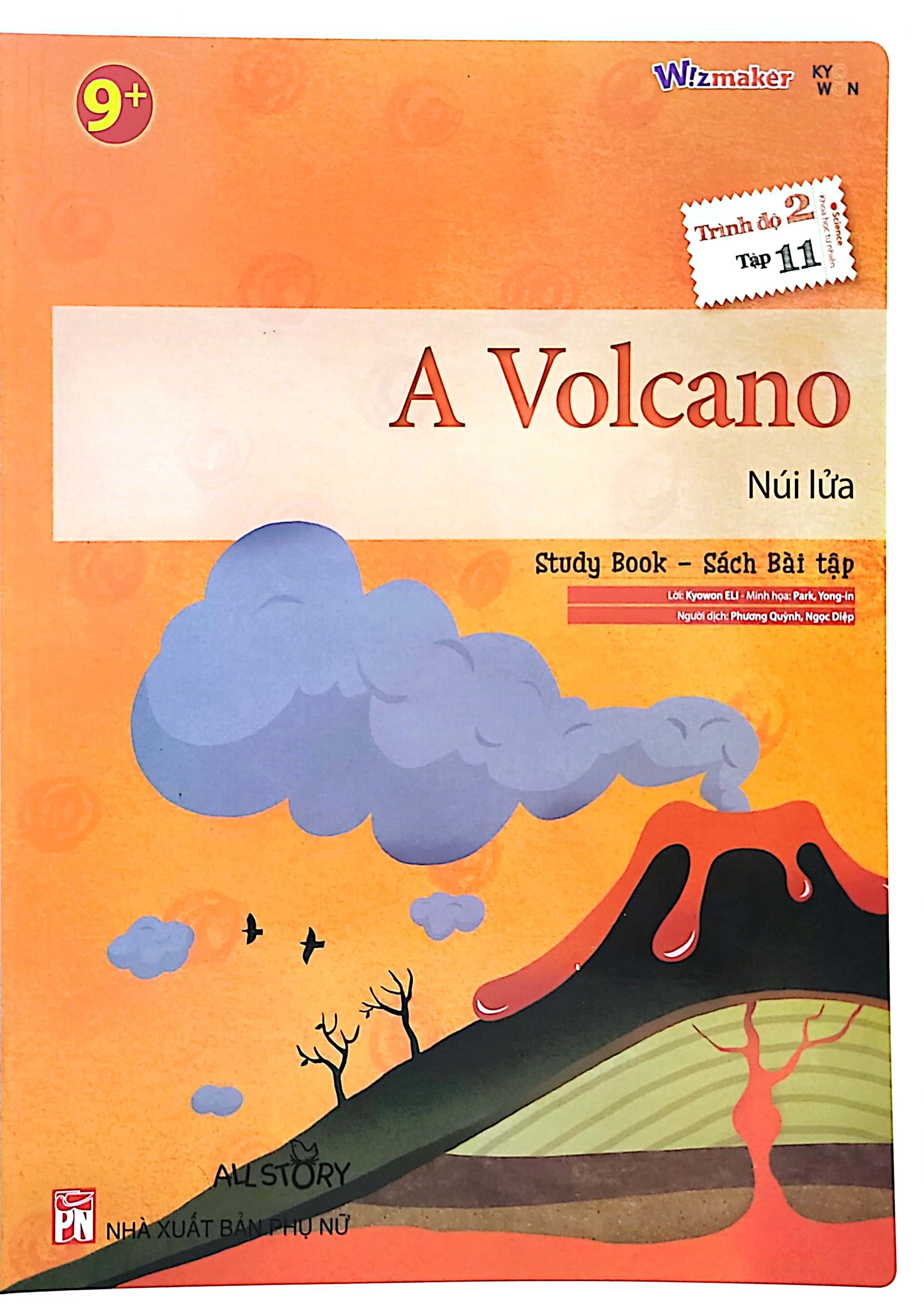 bộ all story - a volcano - núi lửa - trình độ 2 (tập 11)