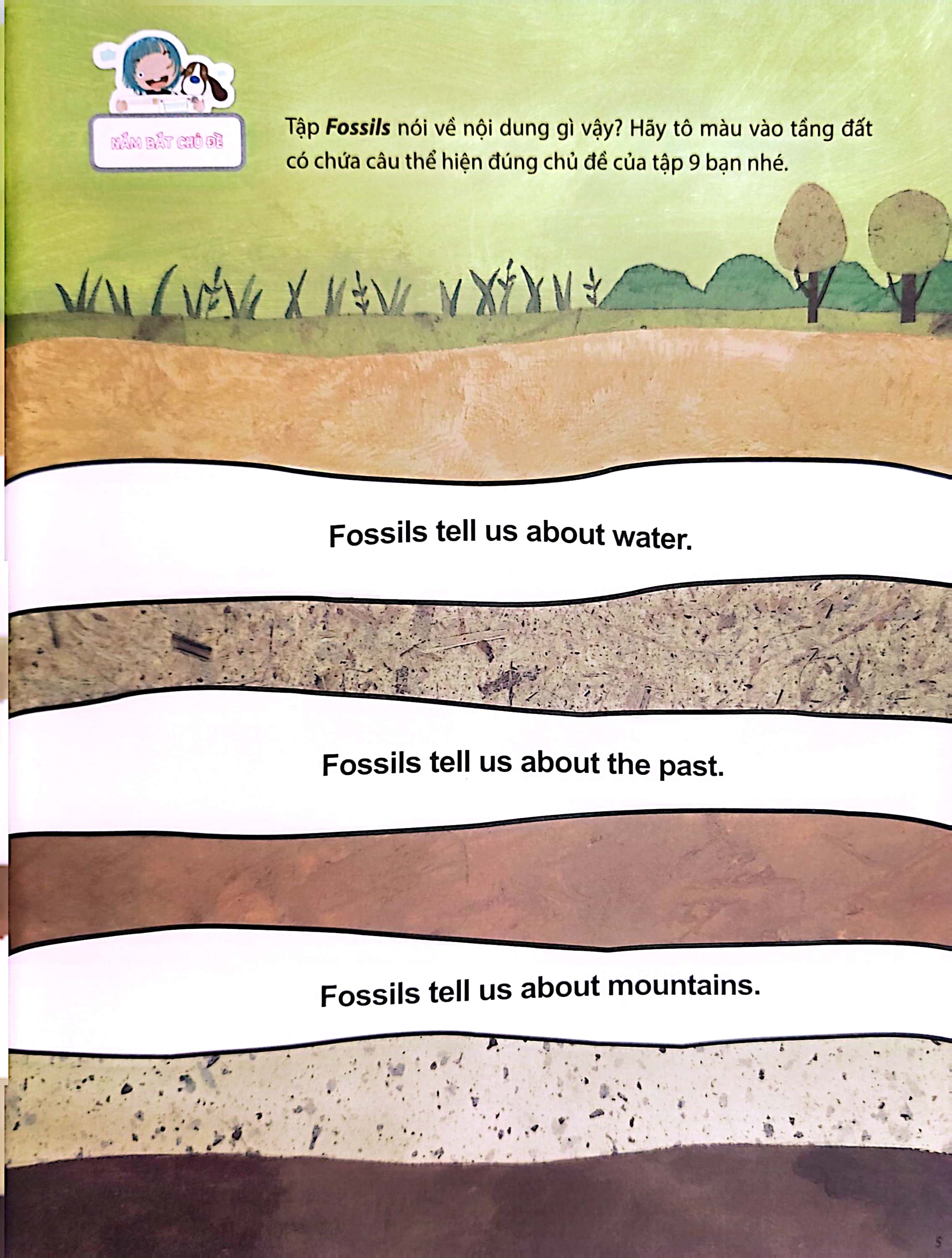 bộ all story - fossils - hóa thạch - trình độ 2 (tập 9)