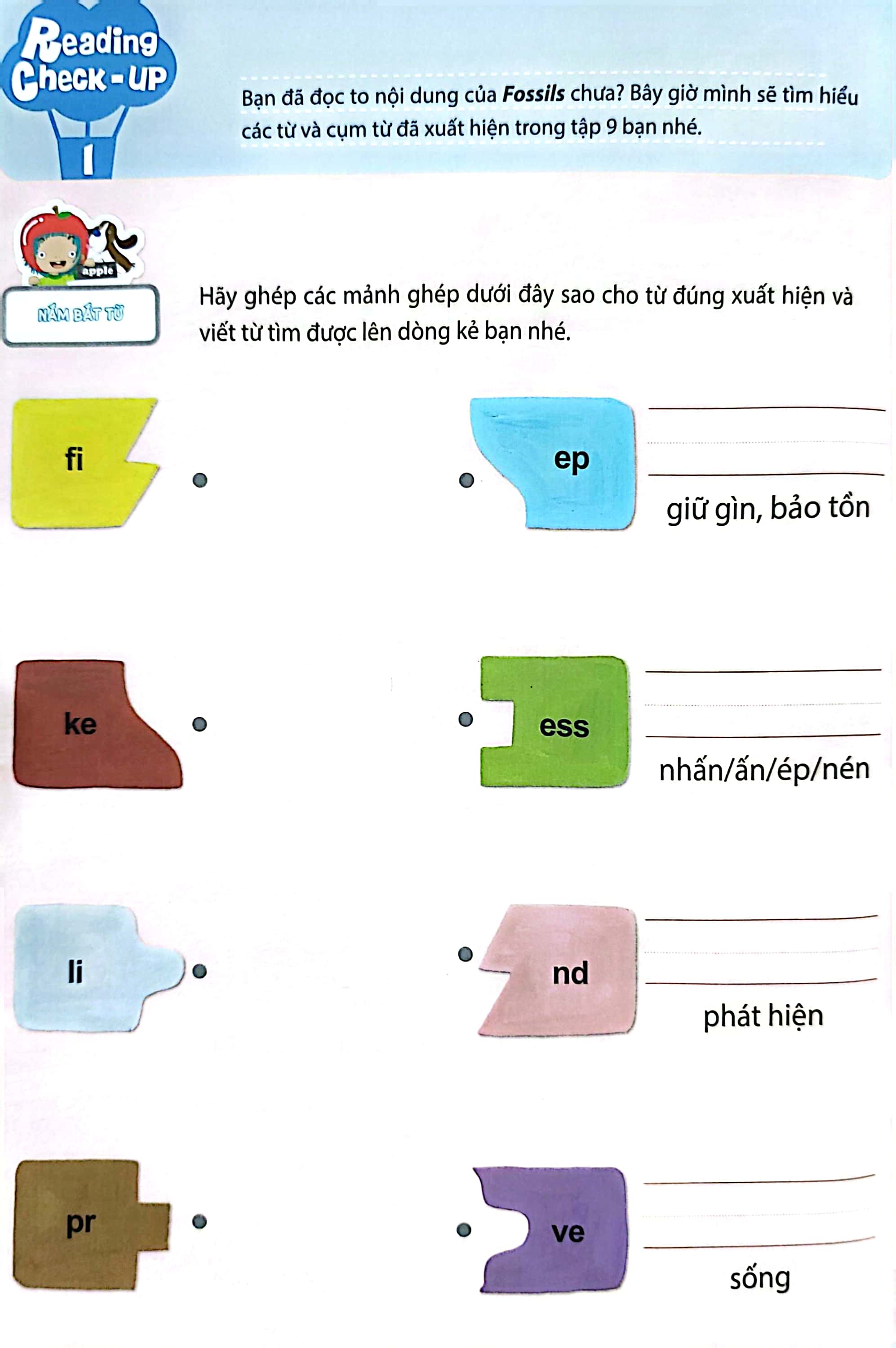 bộ all story - fossils - hóa thạch - trình độ 2 (tập 9)