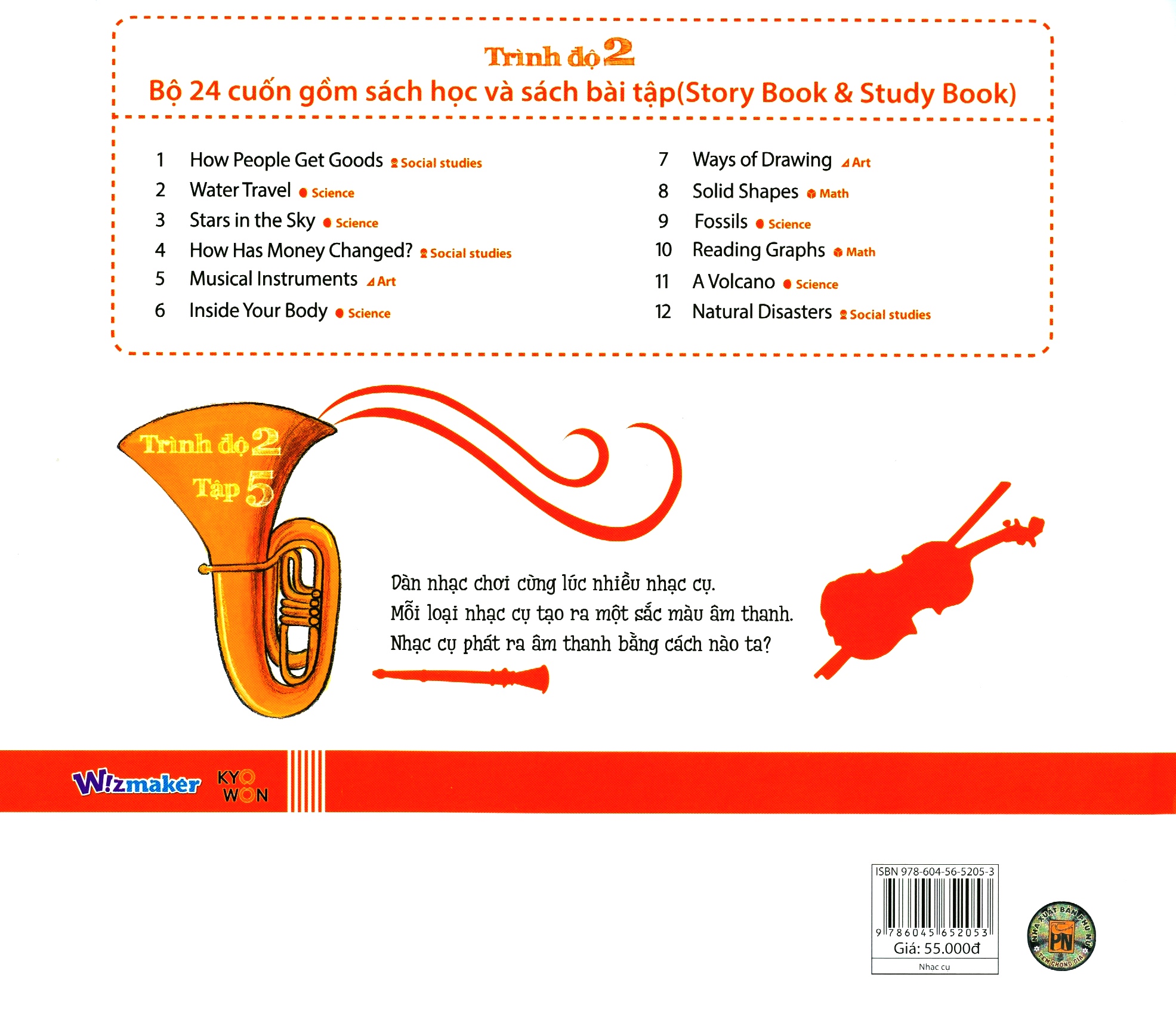 bộ all story - musical instruments - nhạc cụ - trình độ 2 (tập 5)