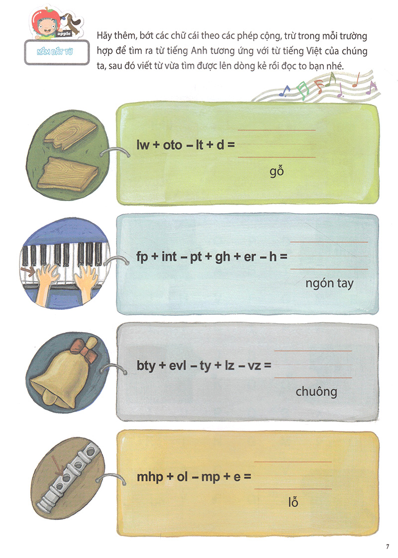 bộ all story - musical instruments - nhạc cụ - trình độ 2 (tập 5)