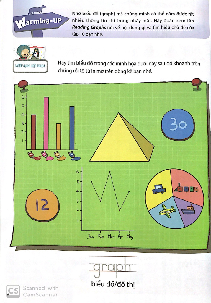 bộ all story - reading graphs - đọc hiểu biểu đồ (trình độ 2 - tập 10)