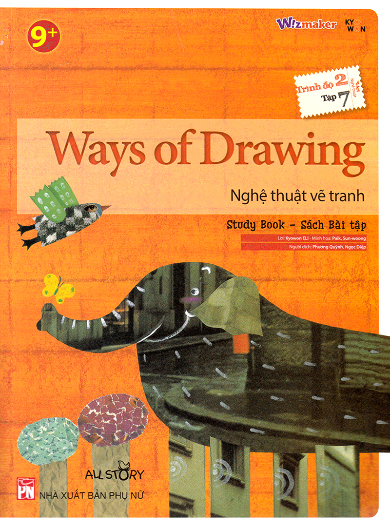 bộ all story - ways of drawing - nghệ thuật vẽ tranh - trình độ 2 (tập 7)