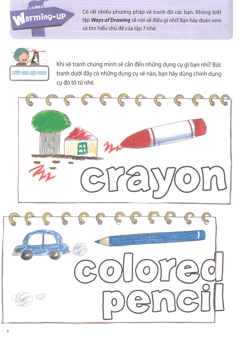 bộ all story - ways of drawing - nghệ thuật vẽ tranh - trình độ 2 (tập 7)