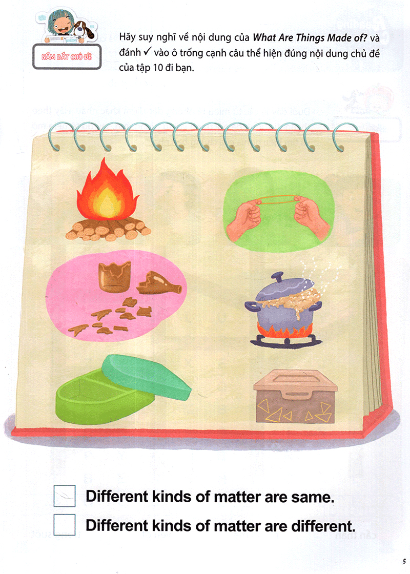 bộ all story - what are things made of ? - vật chất - trình độ 1 (tập 10)