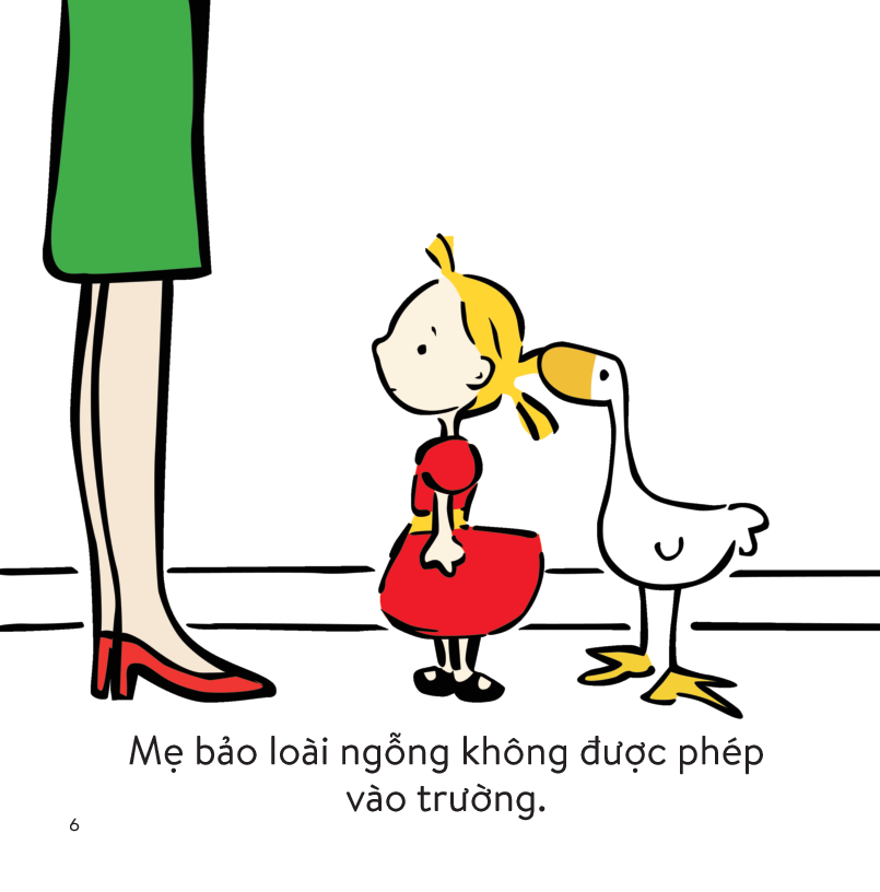 bộ ấm áp tình bạn - ngỗng phiêu lưu ký - tập 2: ngỗng tới trường