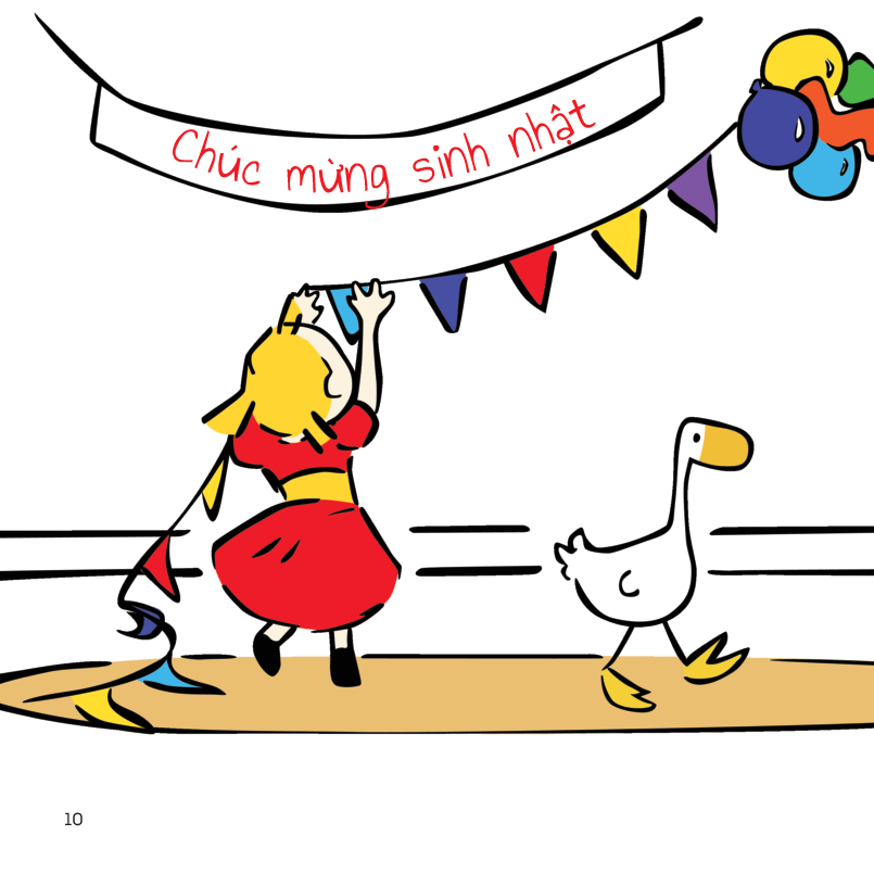 bộ ấm áp tình bạn - ngỗng phiêu lưu ký - tập 4: tiệc sinh nhật ngỗng