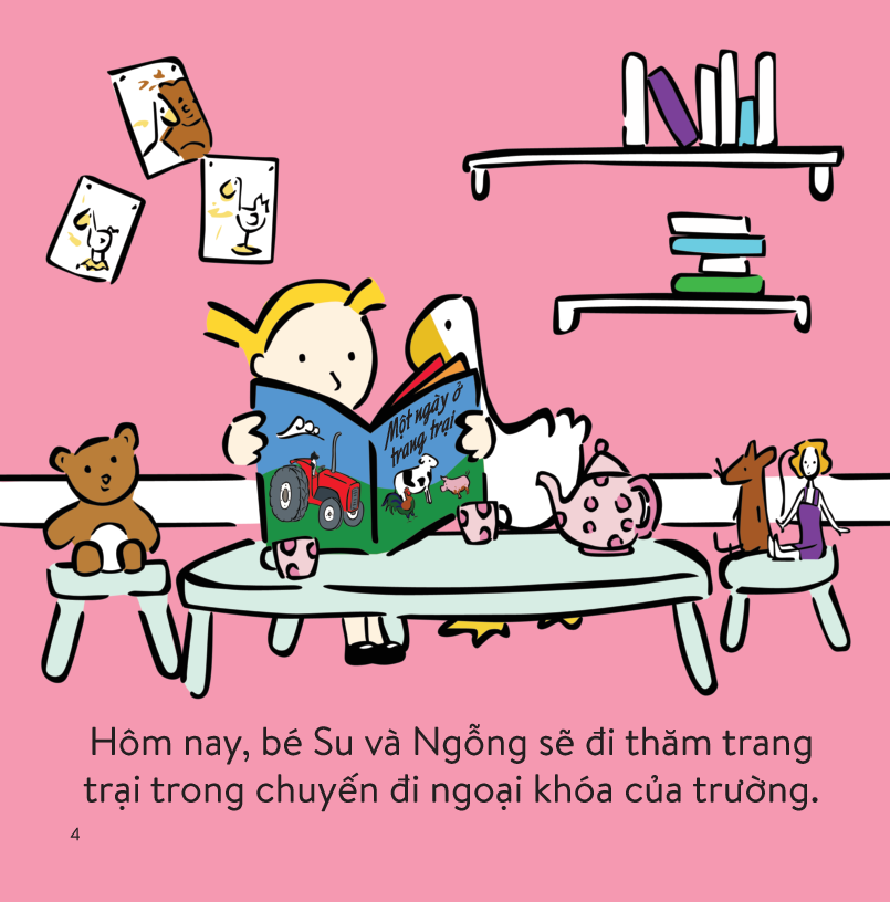 bộ ấm áp tình bạn - ngỗng phiêu lưu ký - tập 6: ngỗng ở trang trại