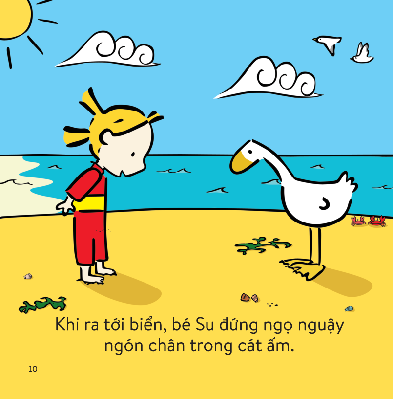 bộ ấm áp tình bạn - ngỗng phiêu lưu ký - tập 7: ngỗng đi biển