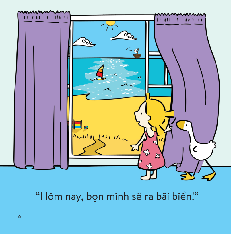 bộ ấm áp tình bạn - ngỗng phiêu lưu ký - tập 7: ngỗng đi biển