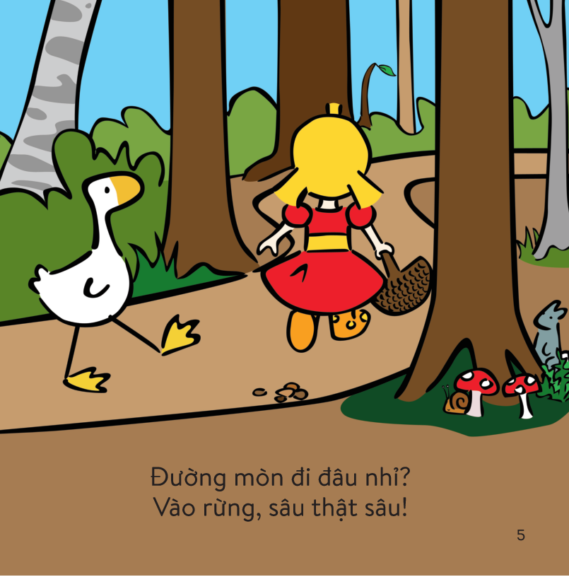 bộ ấm áp tình bạn - ngỗng phiêu lưu ký - tập 8: ngỗng và cuộc thám hiểm trong rừng