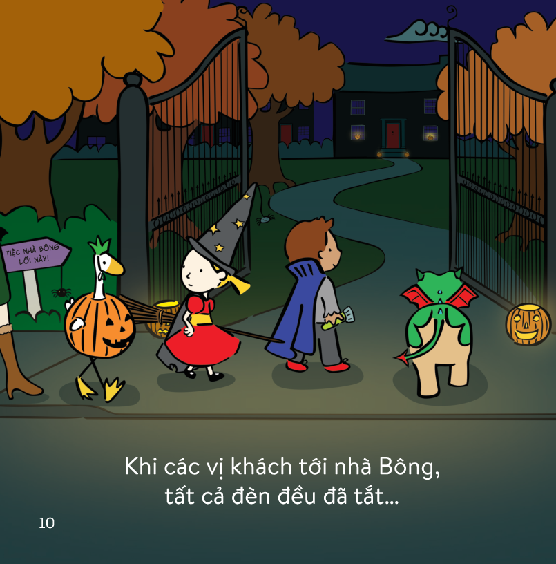 bộ ấm áp tình bạn - ngỗng phiêu lưu ký - tập 9: ngỗng và halloween