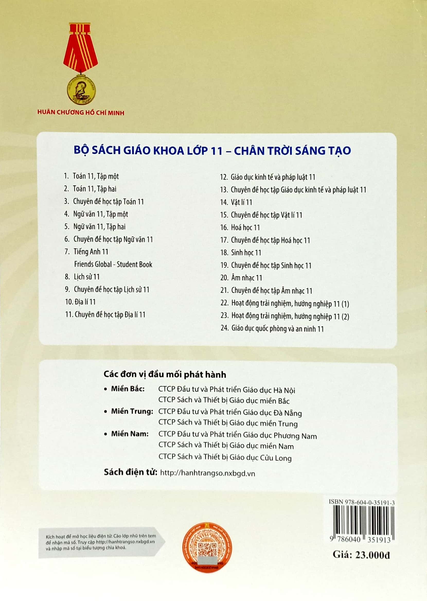 bộ âm nhạc 11 (chân trời sáng tạo) (chuẩn)