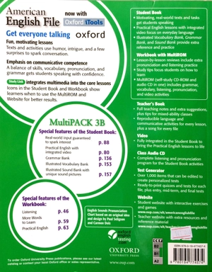 bộ american english file 3 student book/workbook multipack b