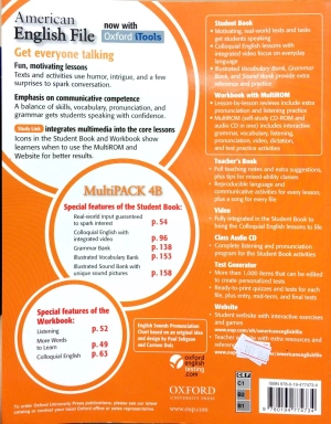 bộ american english file 4 student book/workbook multipack b