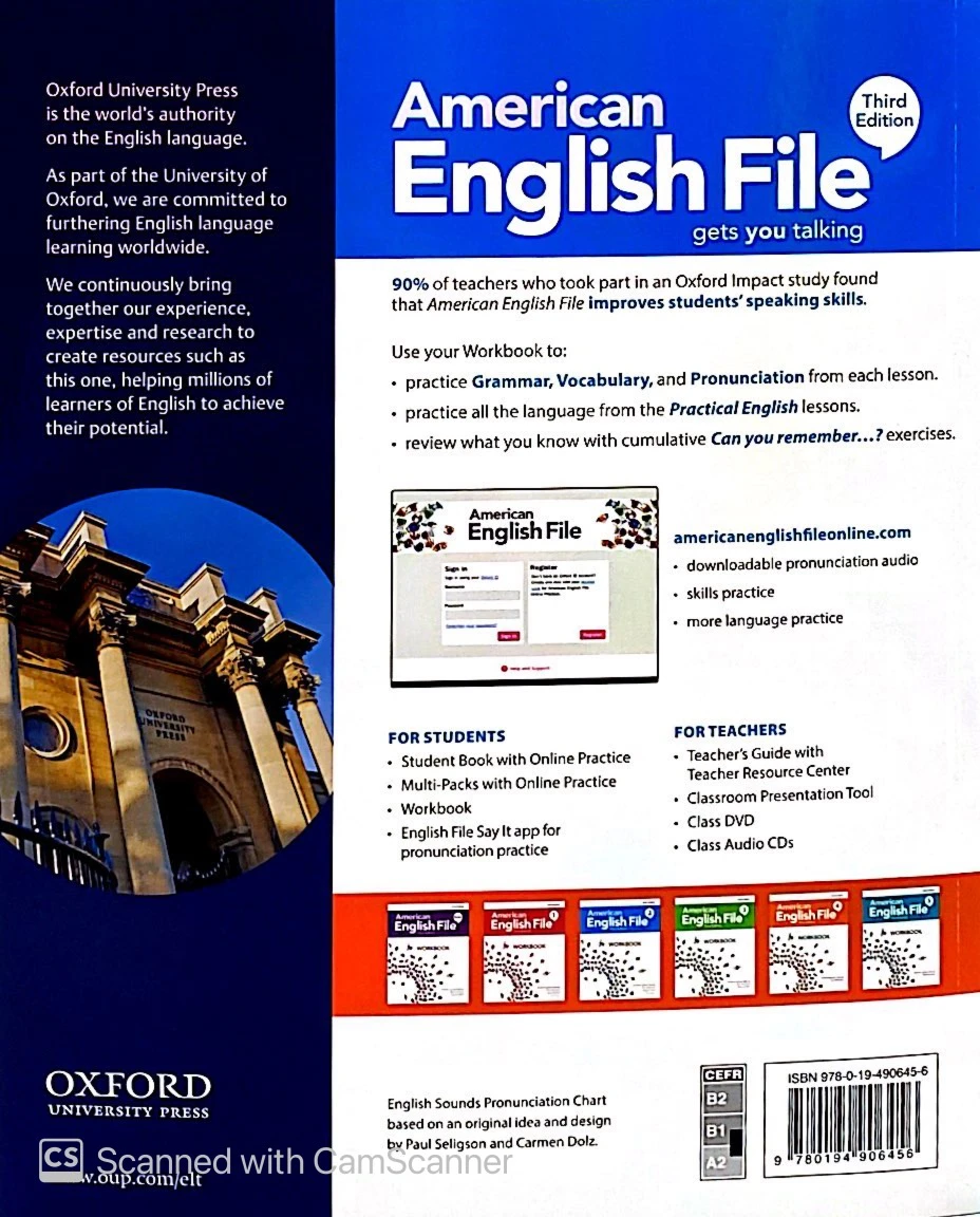 bộ american english file: level 2: workbook