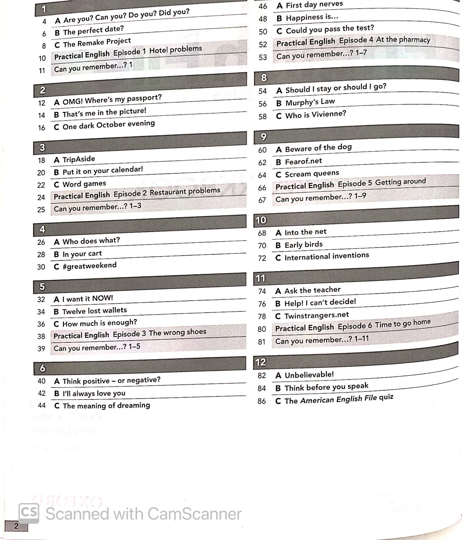 bộ american english file: level 2: workbook