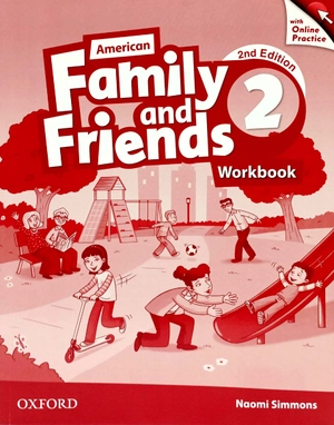 bộ american family and friends level 2: workbook with online practice - 2nd edition