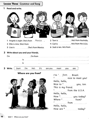 bộ american family and friends level 3 workbook