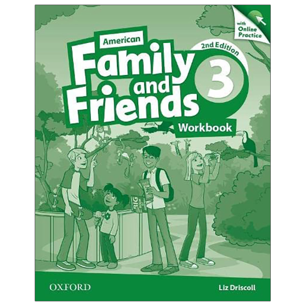 bộ american family and friends level 3: workbook with online practice - 2nd edition