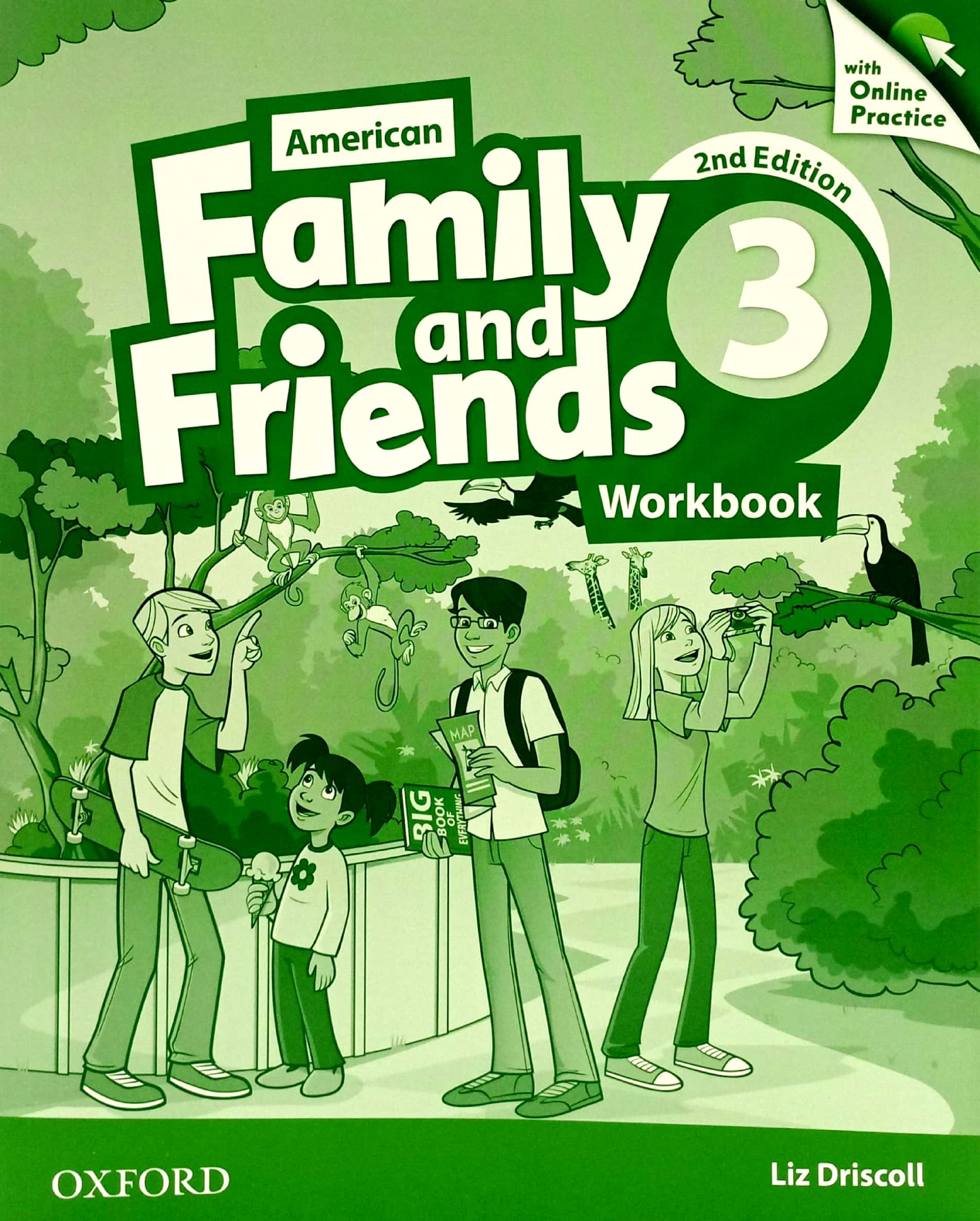 bộ american family and friends level 3: workbook with online practice - 2nd edition